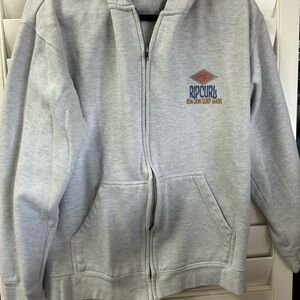 Rip Curl Gray Zip-Up Hoodie